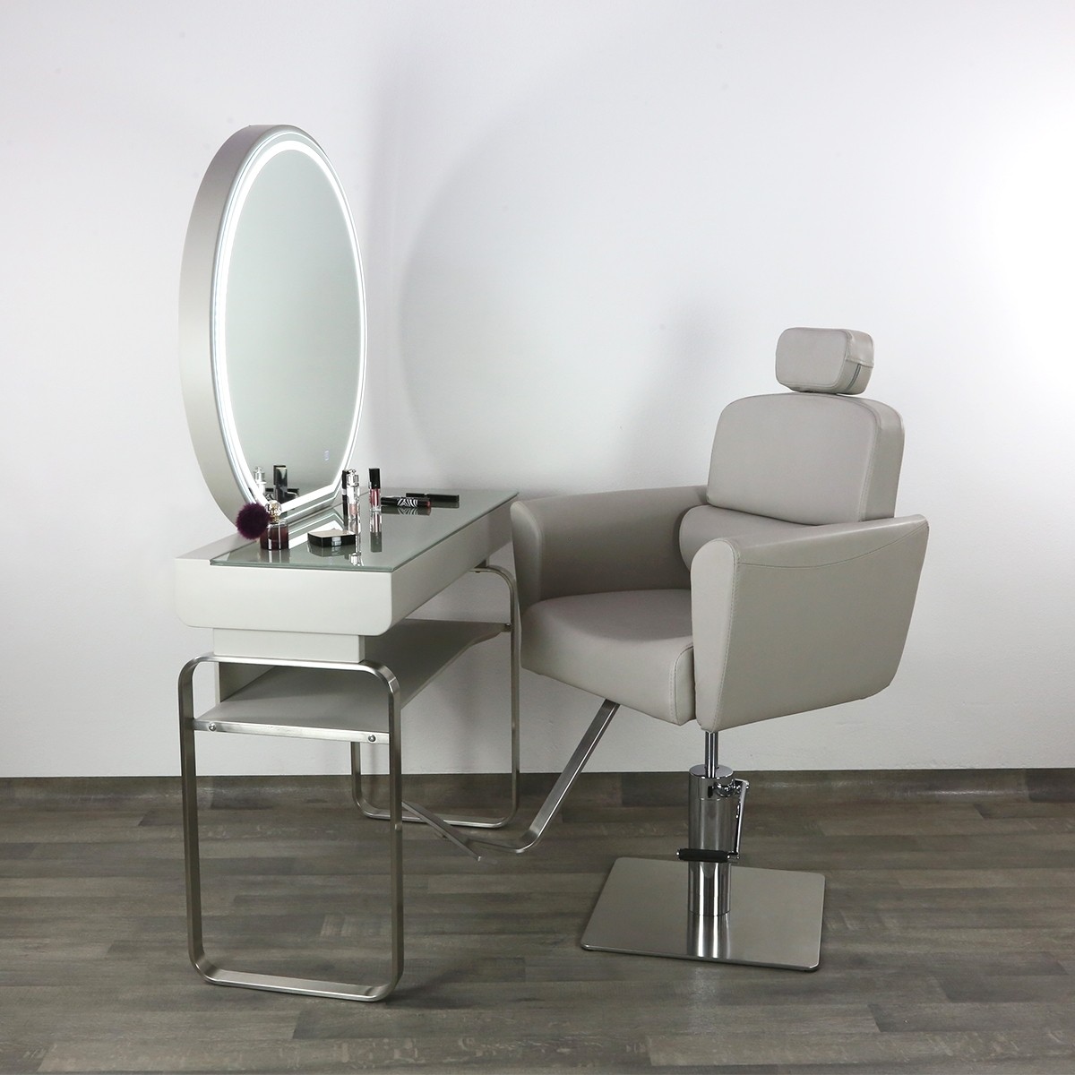 Postazione Completa Make-Up Specchio Tavolo Poltrona Trucco Per Centro  Estetico Salone Estetica Arredamenti Benessere SPA – meeBy attrezzature per  centri estetici
